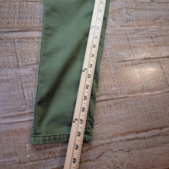 Flip Side Juniors 11 Reversible Skinny Jeans Green/ Woodland Camo Stretch - Picture 9 of 13